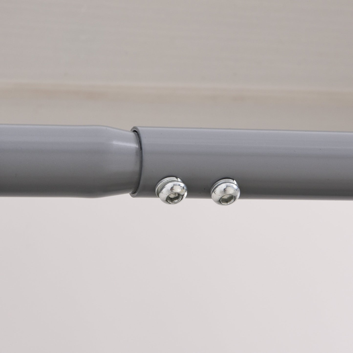 HOMCOM Pull-Up Bar for Doorway, Home Fitness Door Horizontal Push up Bar for Indoor Gym Upper Body Workout, Grey