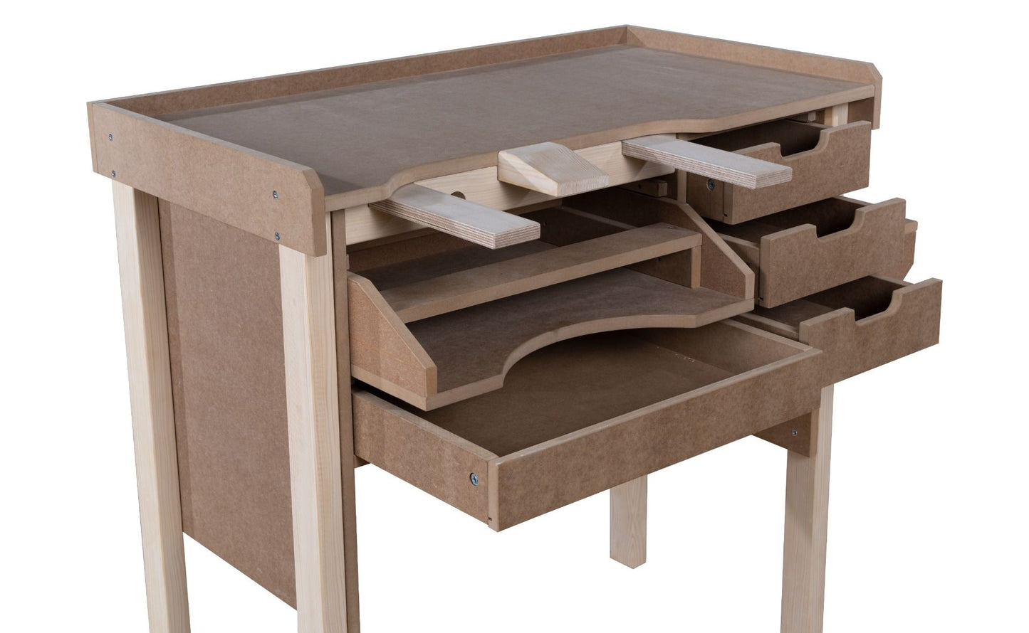 OpiFEX MDF top craftsman/jewellers workbench