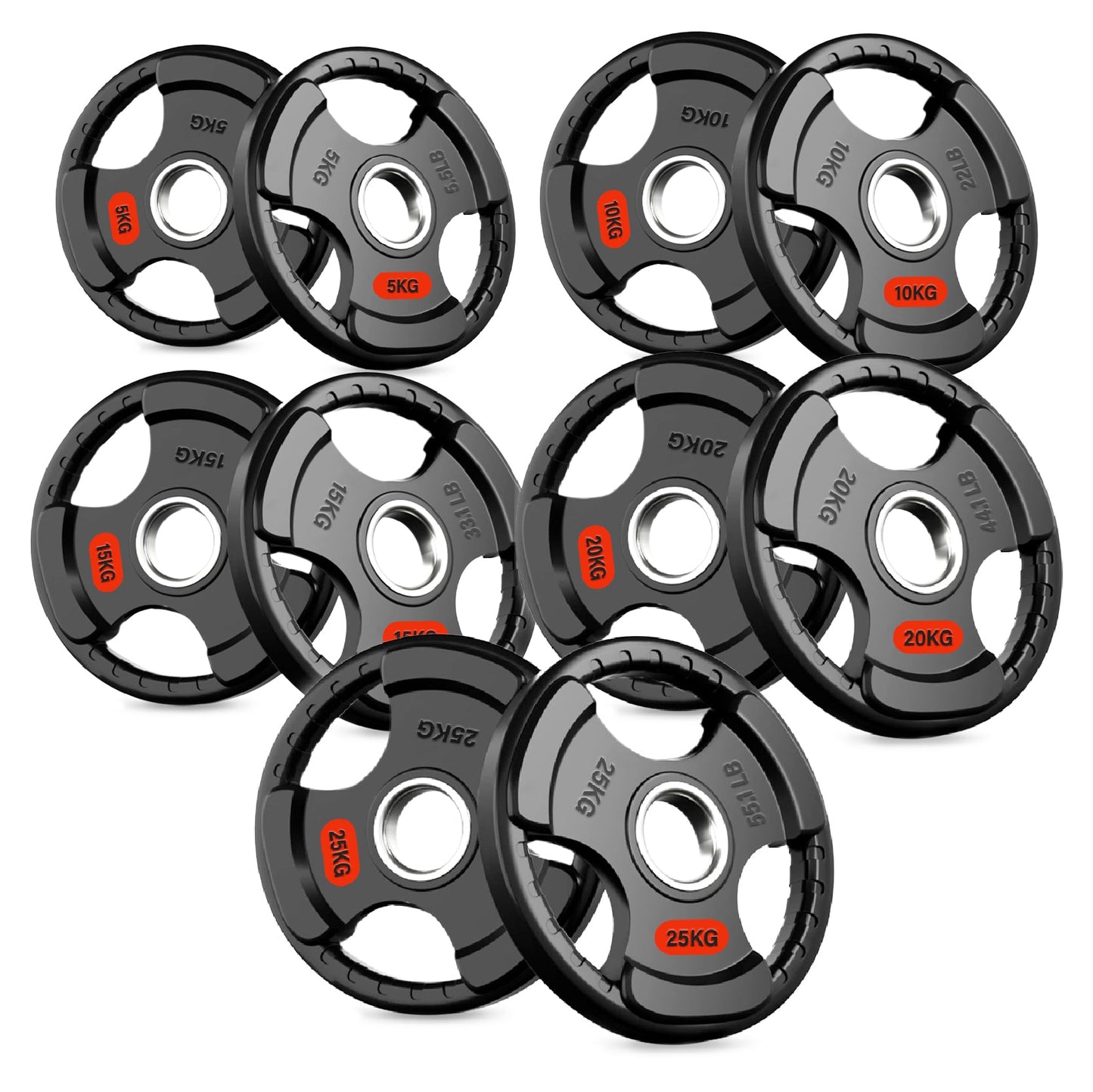 Tri-Grip Weight Plates