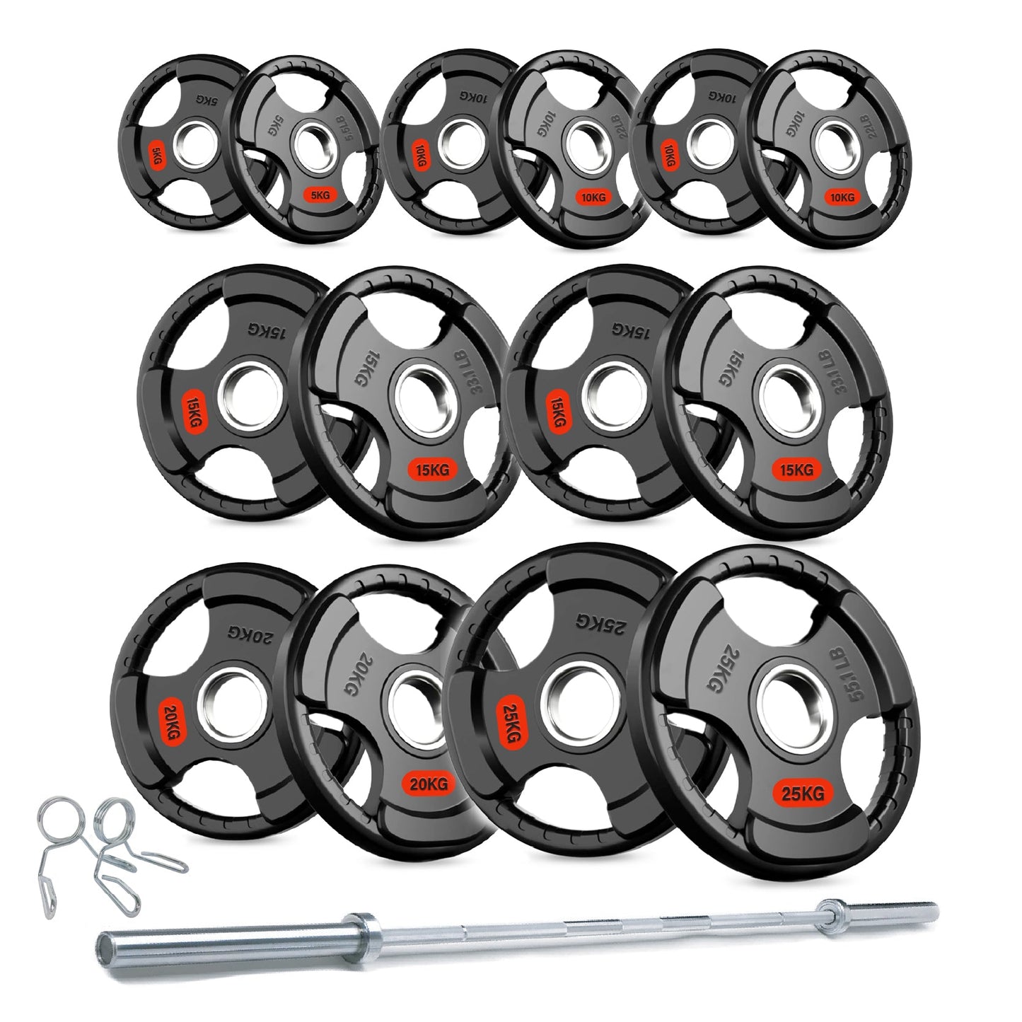 Tri-Grip Weight Plates