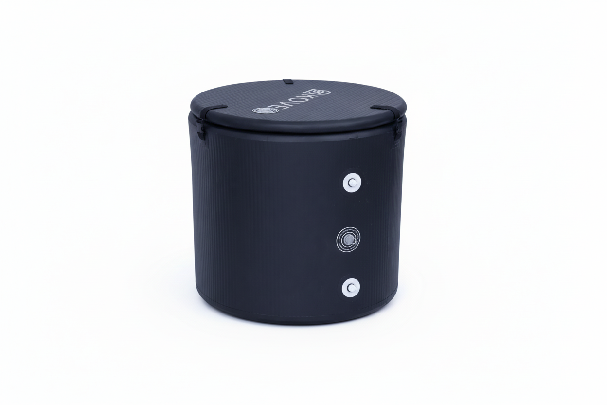 KOVE Core Ice Bath – Premium Upright Cold Plunge - Full Body Immersions - 450L (Chiller Compatible)