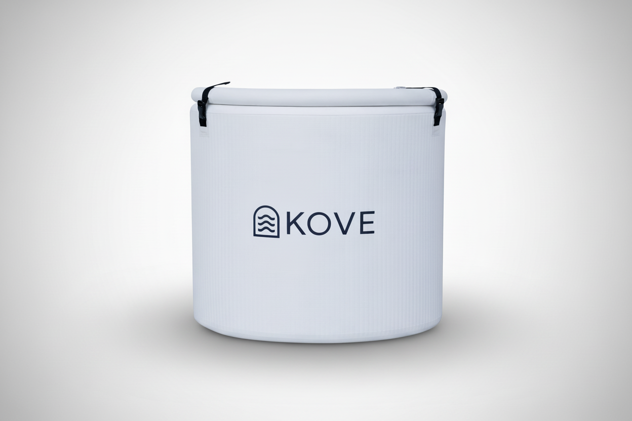 KOVE Core Ice Bath – Premium Upright Cold Plunge - Full Body Immersions - 450L (Chiller Compatible)