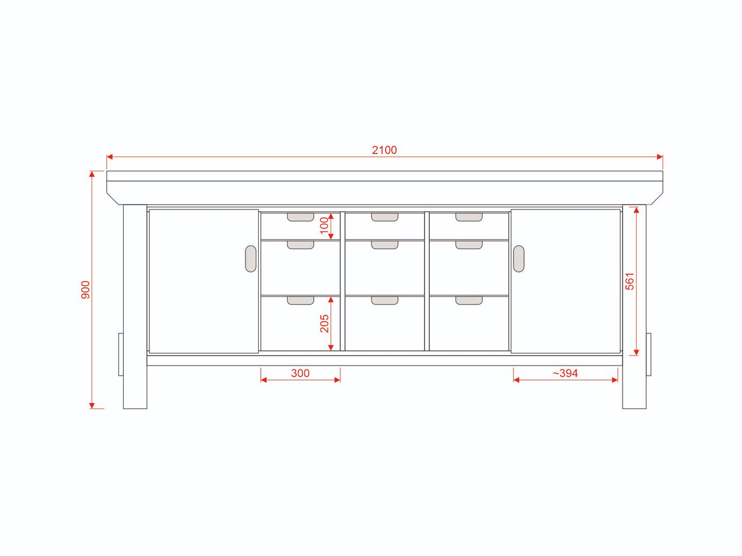 Acorn Heavy-duty Cupboard Workbench (V.5)