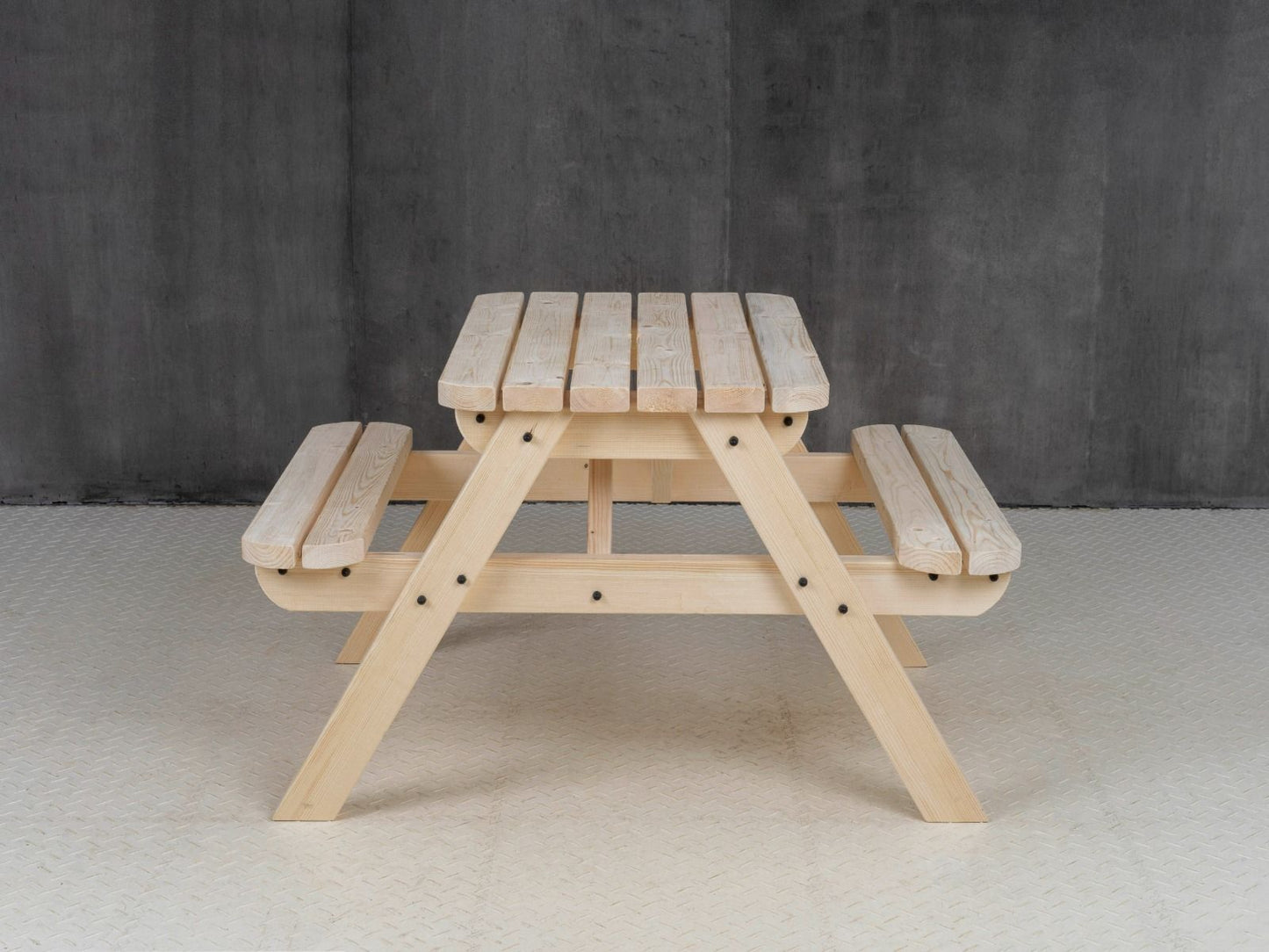 Classic Rounded Pub Style Picnic Bench and Table
