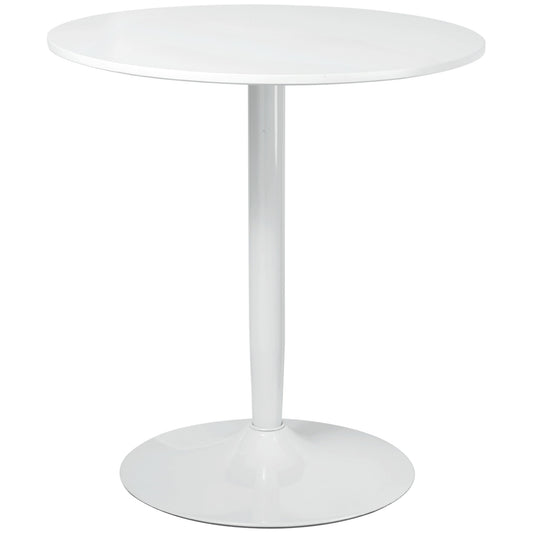 HOMCOM 75H x \'ce\'a670cm Two-Person Minimalistic Dining Table - White