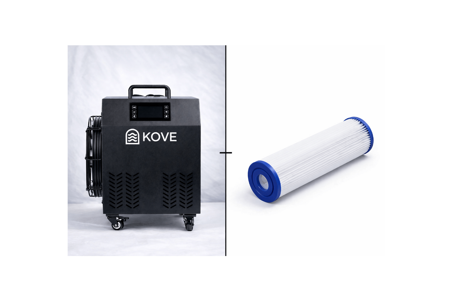 KOVE Elite Ice Bath 20 Micron Filter Cartridges – Pack of 5