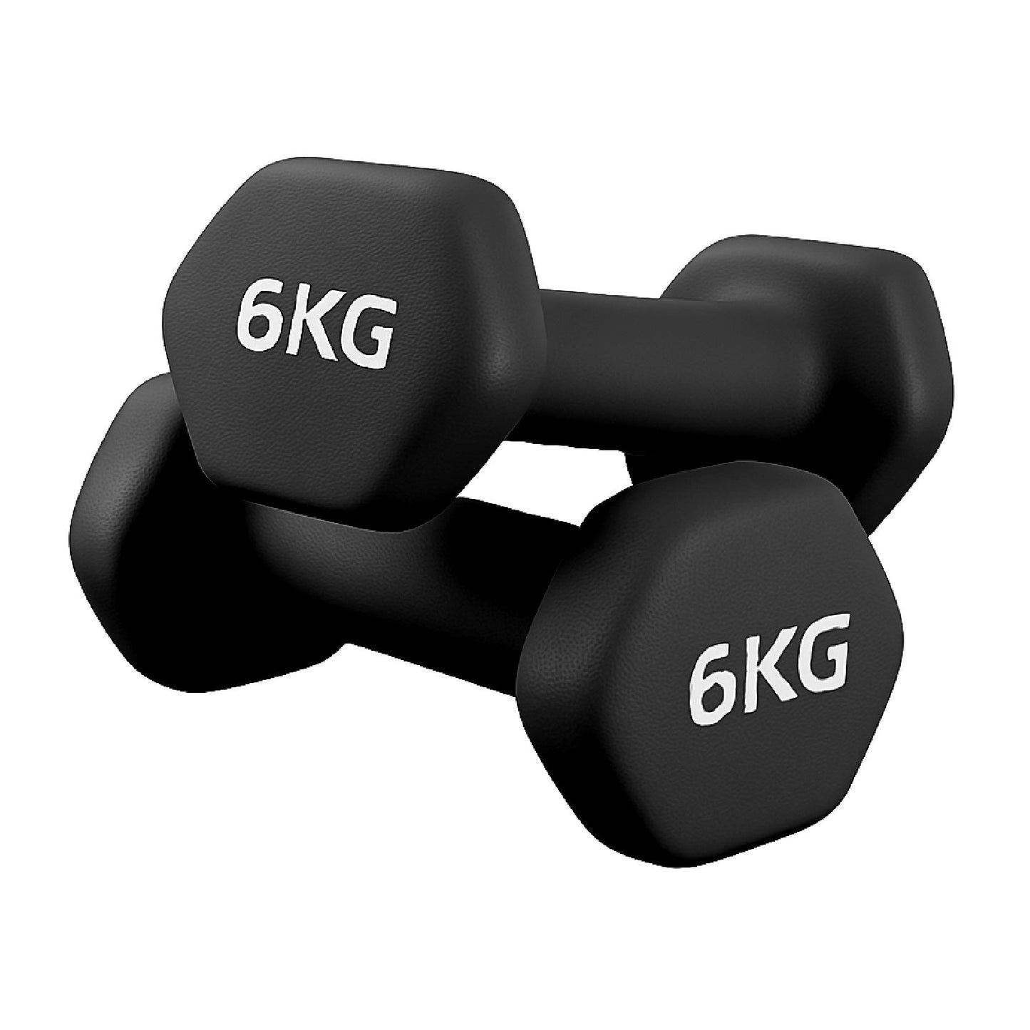 Neoprene Hex Dumbbells Pair & Set (0.5kg–10kg) – Anti-Roll, Non-Slip Grip, Strength Training Weights