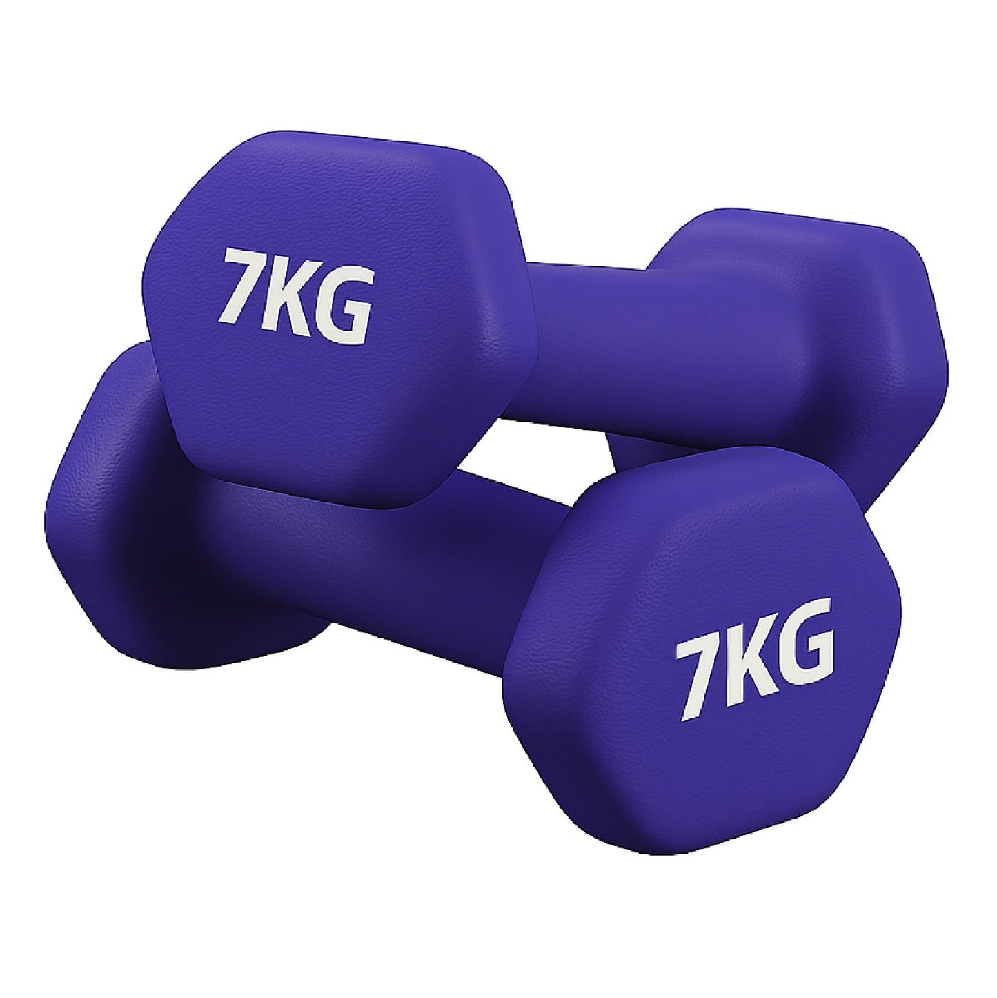 Neoprene Hex Dumbbells Pair & Set (0.5kg–10kg) – Anti-Roll, Non-Slip Grip, Strength Training Weights