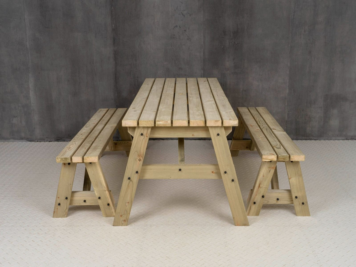 Victoria Space Saving Picnic Table and Benches Set