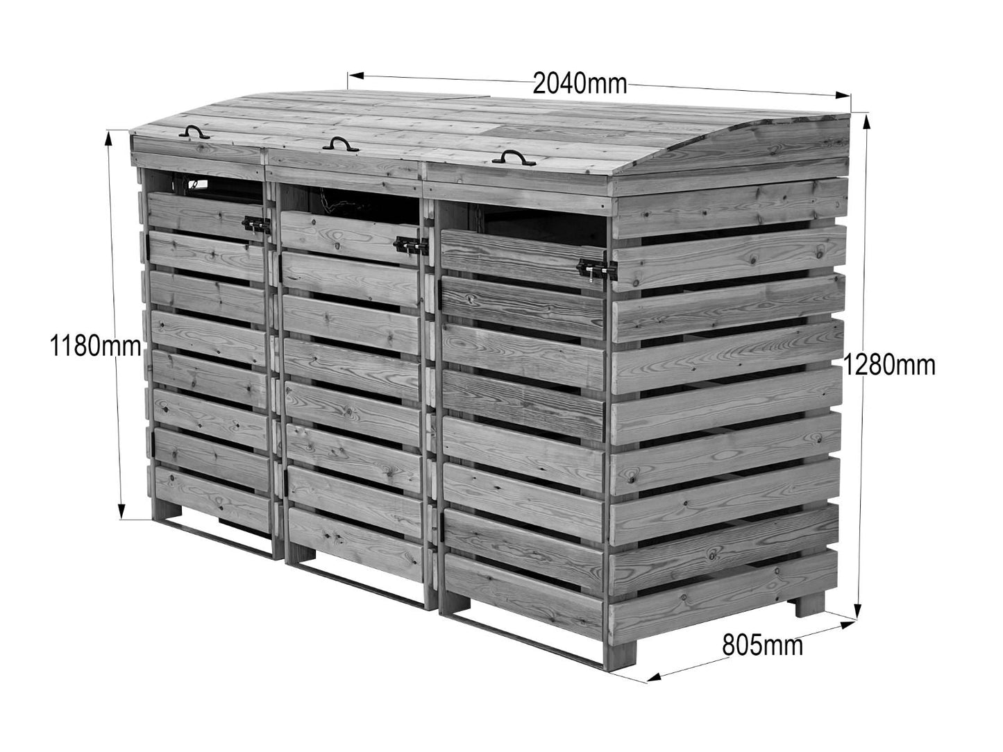 Binbreeze Wheelie Bin Storage Unit