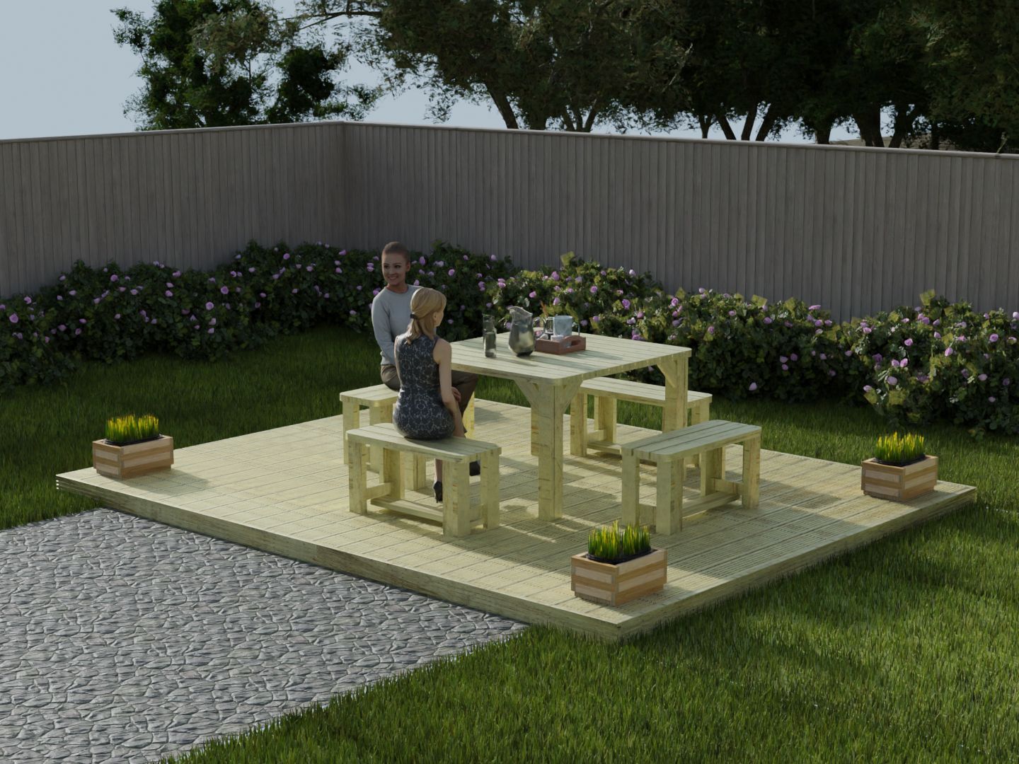 Wooden Decking Kit
