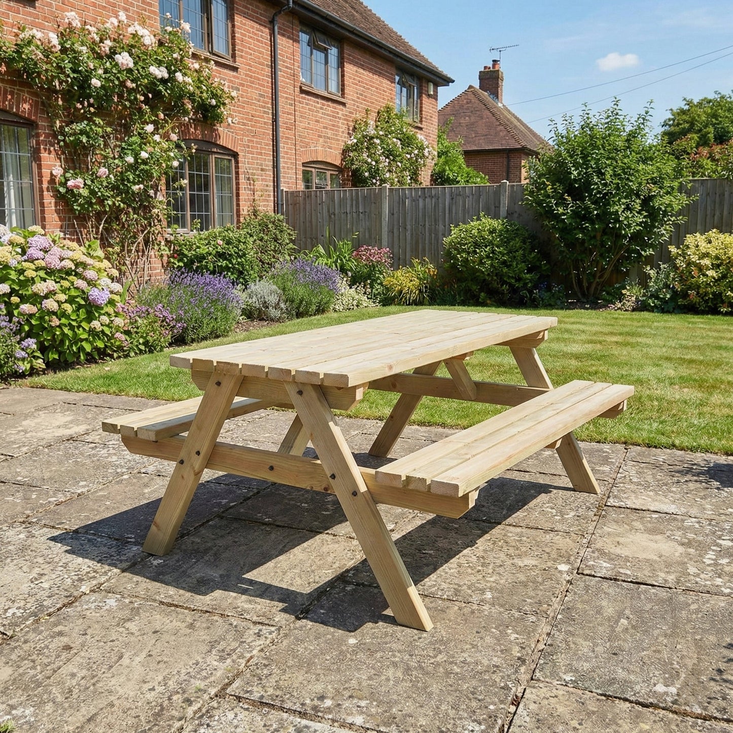 Fortem Pub Style Picnic Table Benches Set