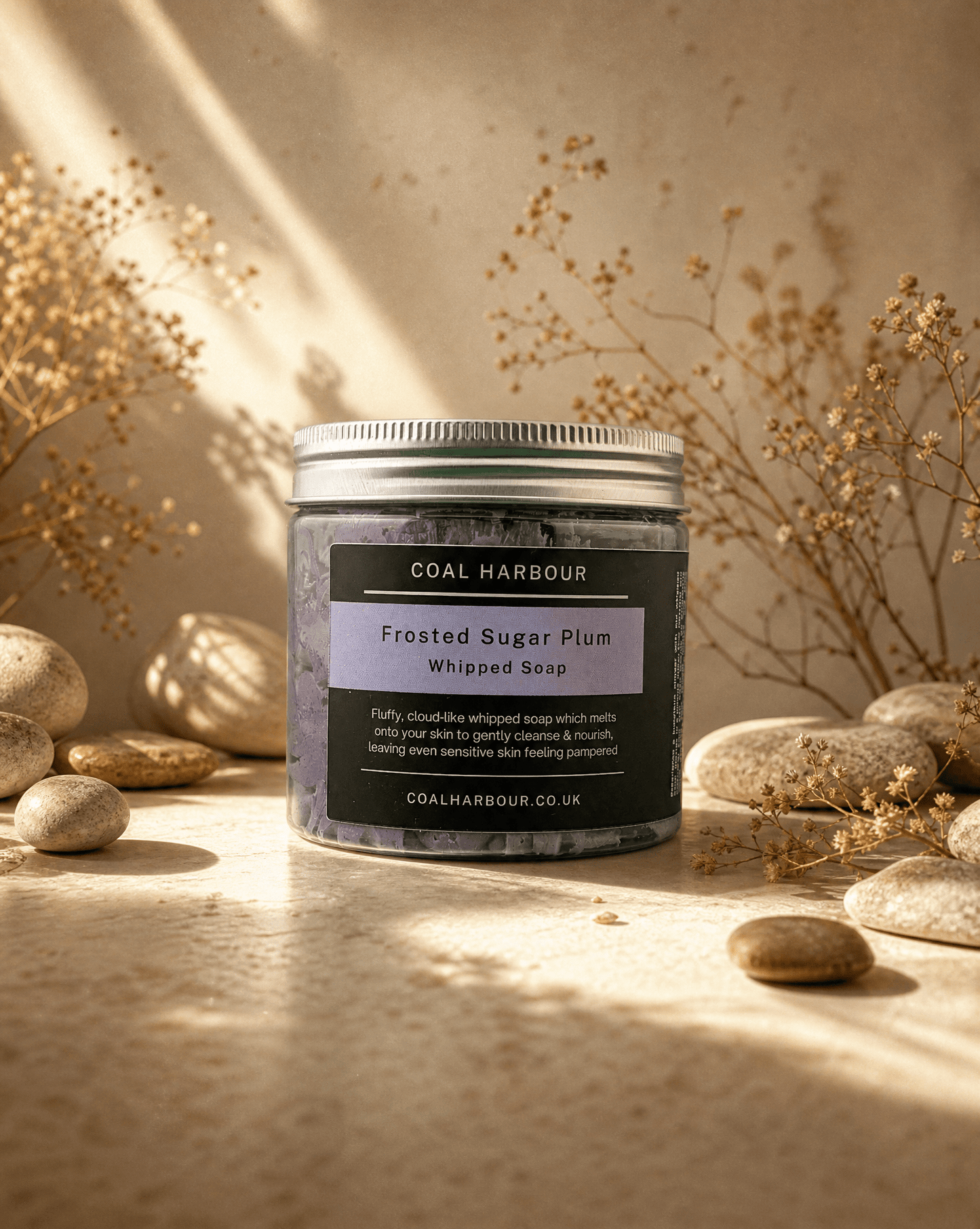 Frosted Sugar Plum Whipped Soap 120g