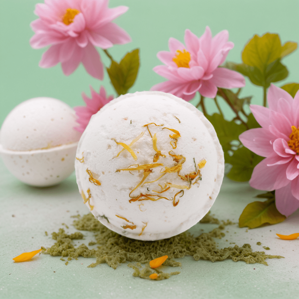 Himalayan Salt Bath Bomb - Energise with Lemon, Ginger, Orange & Avocado Oil