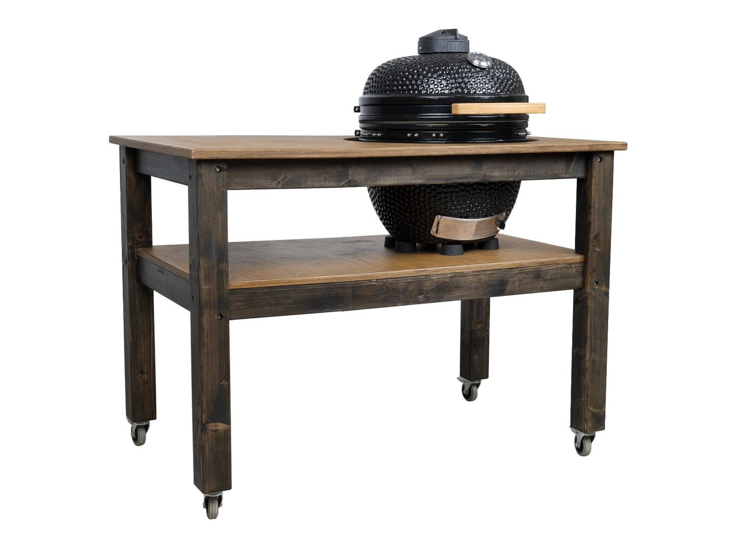 BBQ Space Outdoor Kitchen Islands, for Kamado Bono Limited Ceramic smoker (1.6m Length, with wheels)