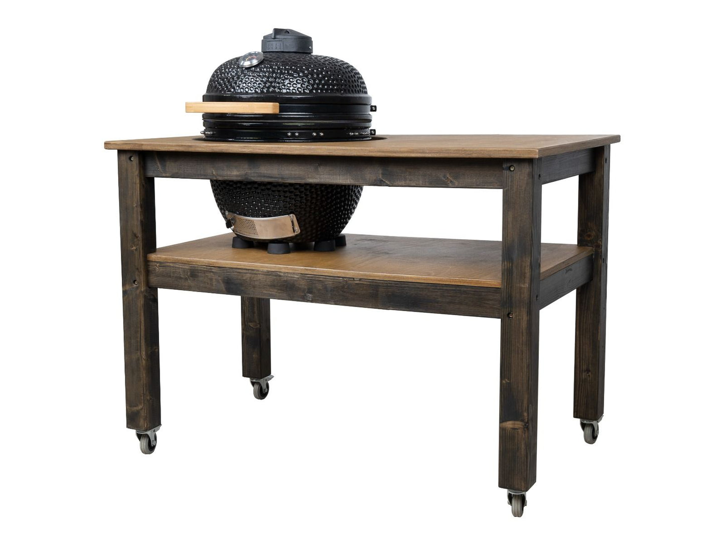 BBQ Space Outdoor Kitchen Islands, for Kamado Bono Minimo Ceramic smoker (1.6m Length, with wheels)