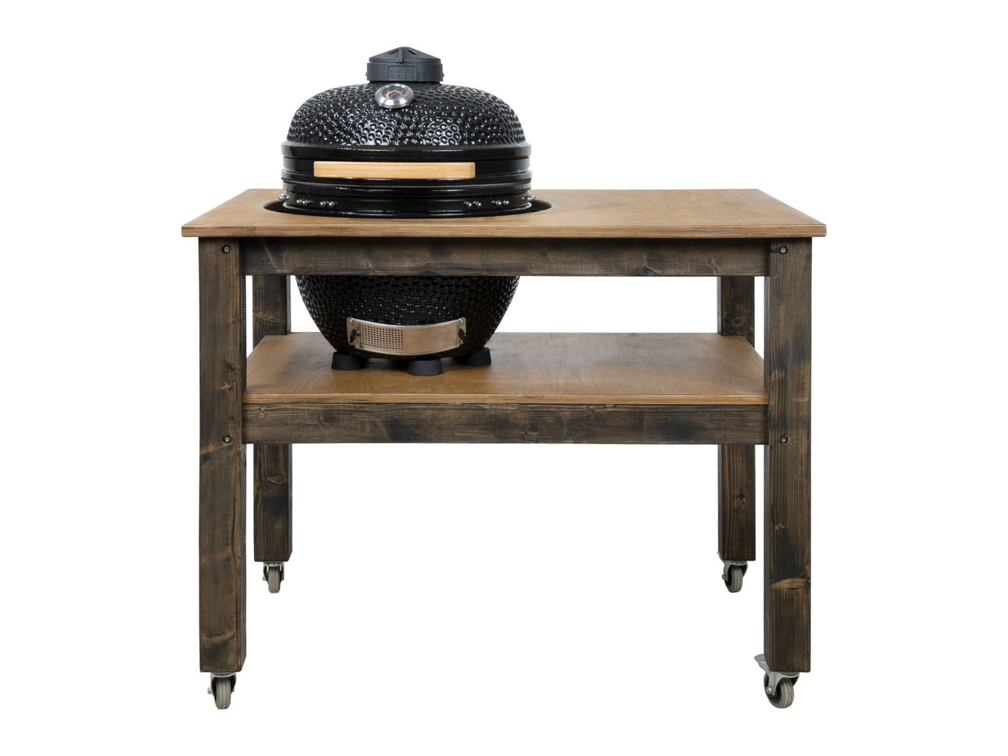 BBQ Space Outdoor Kitchen Islands, for Kamado Bono Minimo Ceramic smoker (1.2m Length, with wheels)