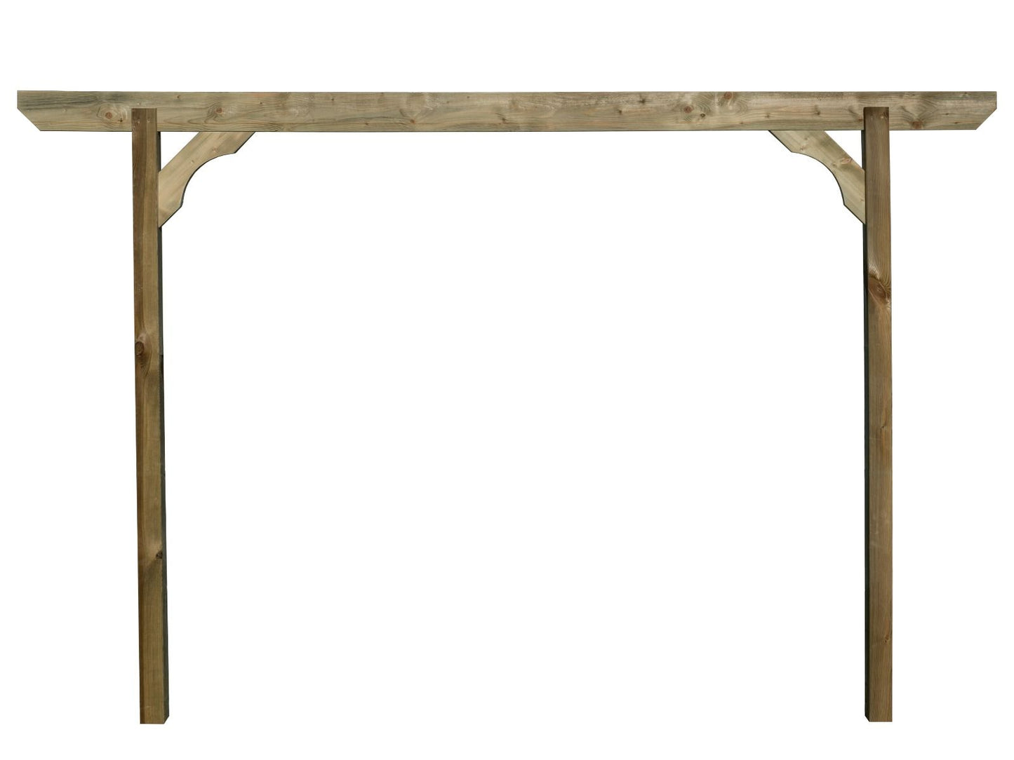 Screen Pergola, Plant Climbing Arbour - Chamfered Sculpted Brace