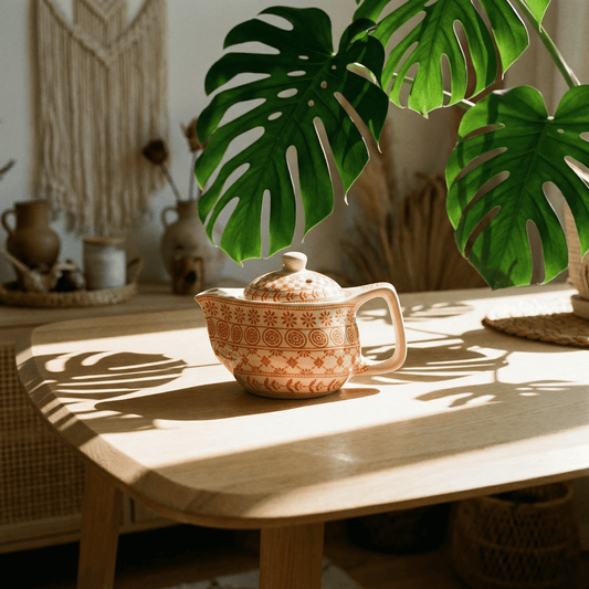 Small Herbal Teapot - Amber