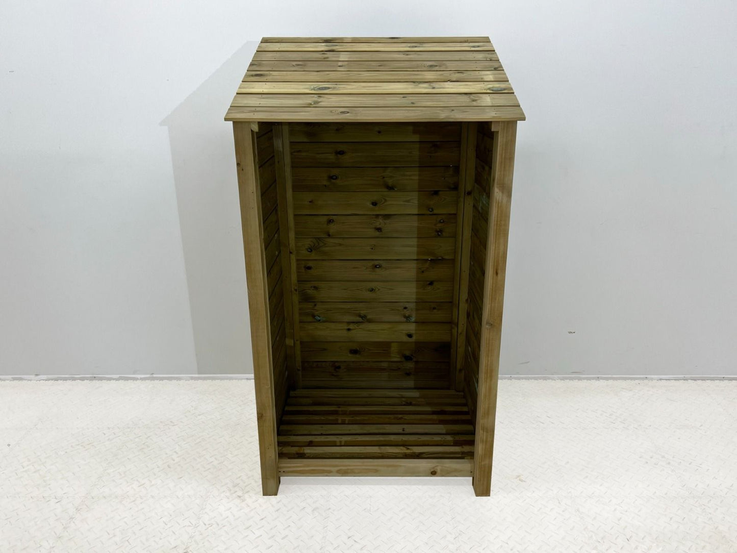Wooden Premium Tongue/Groove Log Store (W-99cm, H-126cm or H-180cm, D-88cm)