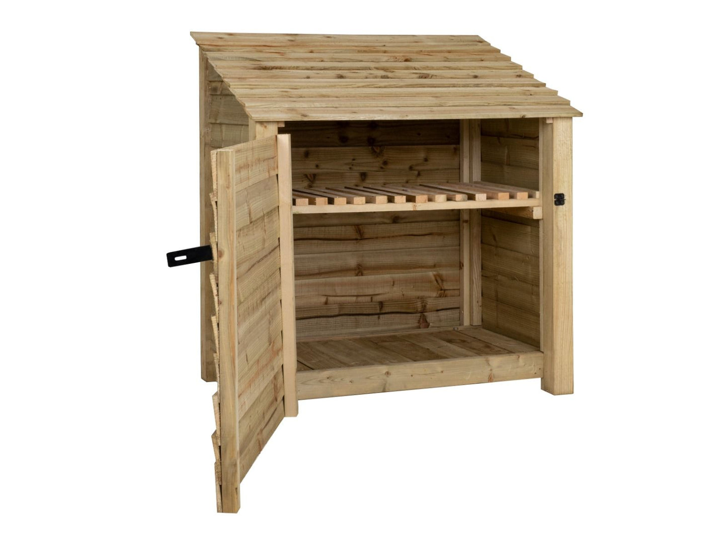 Wooden Garden Tool Storage with Shelf W-119cm, H-126cm or 180cm, D-88cm