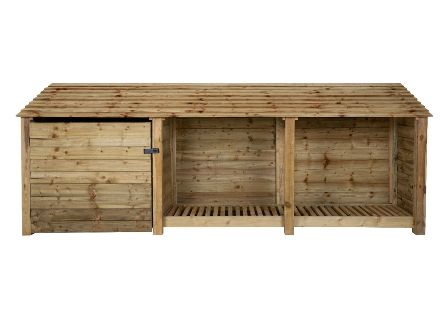 Wooden Garden Tool Storage W-335cm, H-126cm or 180cm, D-88cm