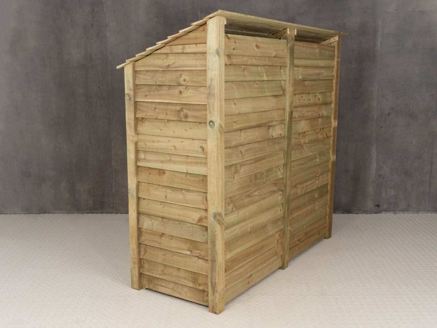Wooden Log Store with Doors and Shelf W-187cm, H-126cm or 180cm, D-88cm