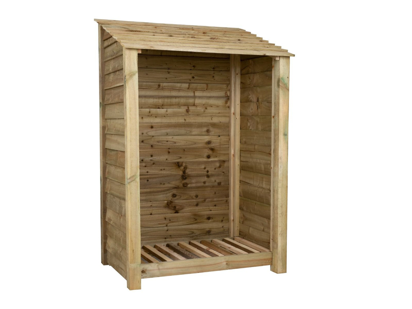 Wooden Log Store W-119cm, H-126cm Or 180cm, D-88cm
