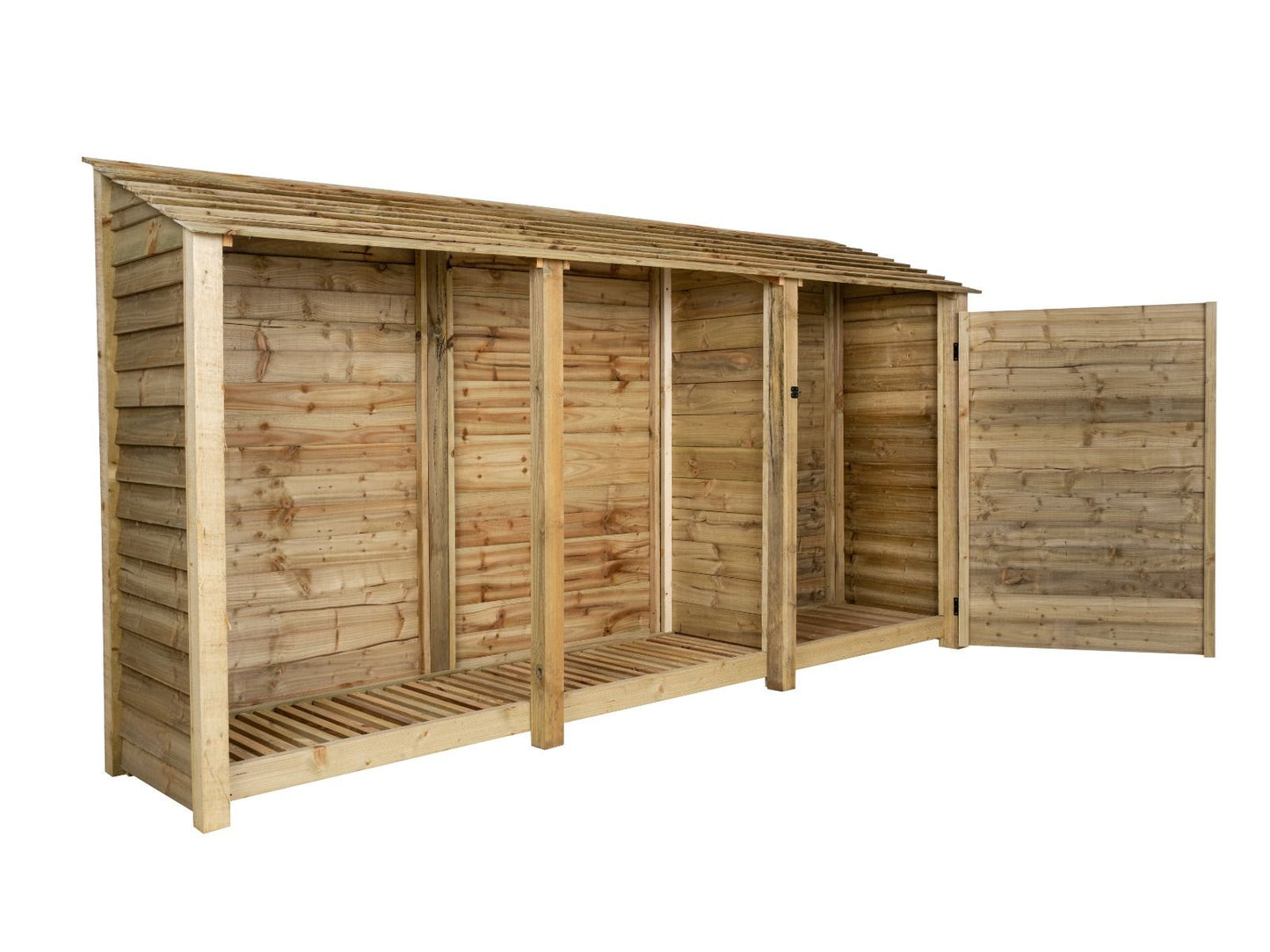 Wooden Garden Tool Storage W-335cm, H-126cm or 180cm, D-88cm