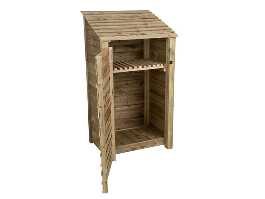 Wooden Garden Tool Storage with Shelf W-99cm, H-126cm or 180cm, D-88cm