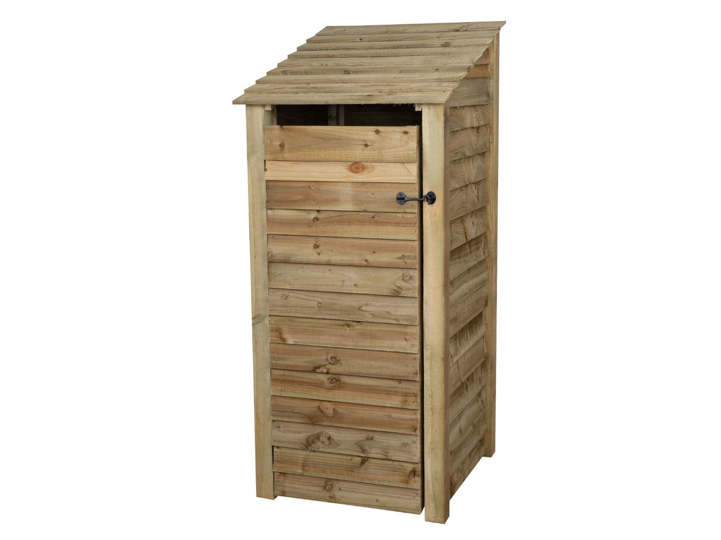 Wooden Log Store with Door W-79cm, H-126cm or 180cm, D-88cm