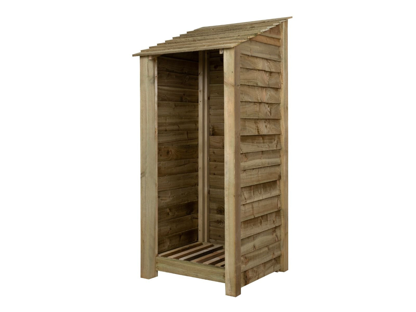 Wooden Log Store W-79cm, H-126cm or 180cm, D-88cm